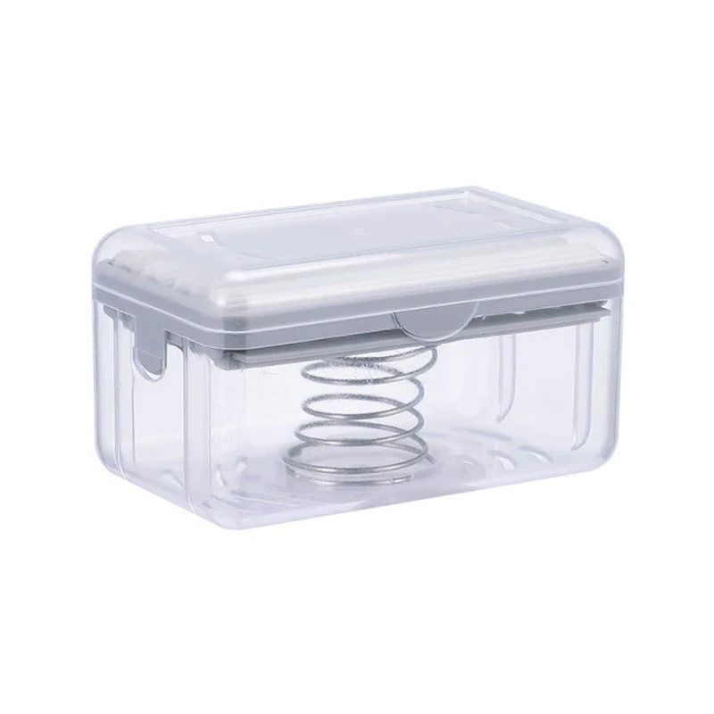 Self-Draining Soap Dish Holder with Roller